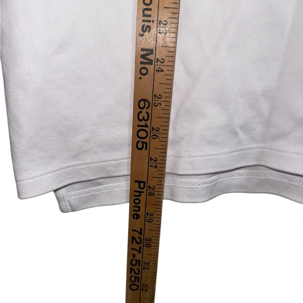 Lands’ End Pima Cotton White Polo Shirt Women’s Plus 3X Scottie Dog Logo - Picture 7 of 9